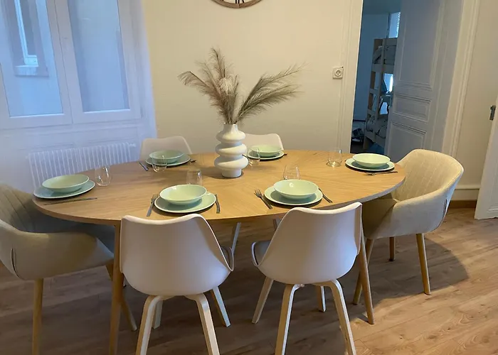 公寓 Le Charme De - Proche Centre Et Gare - 8 Personnes - Arrivee Autonome