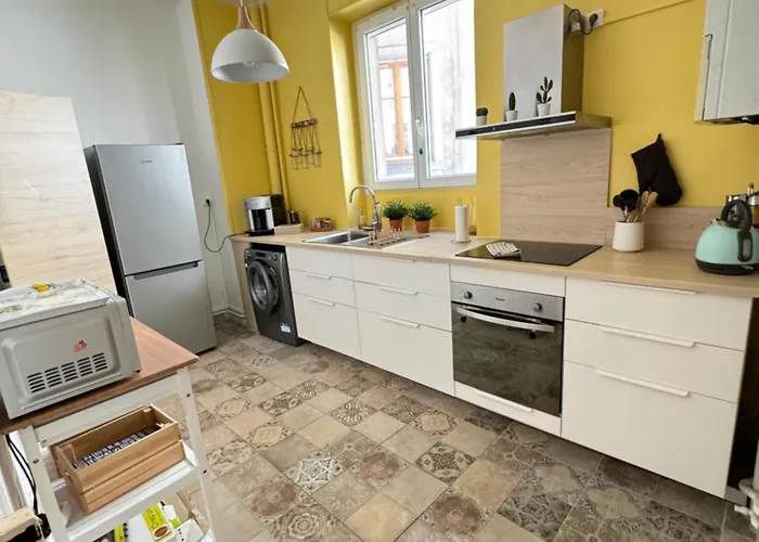 公寓 Le Charme De - Proche Centre Et Gare - 8 Personnes - Arrivee Autonome